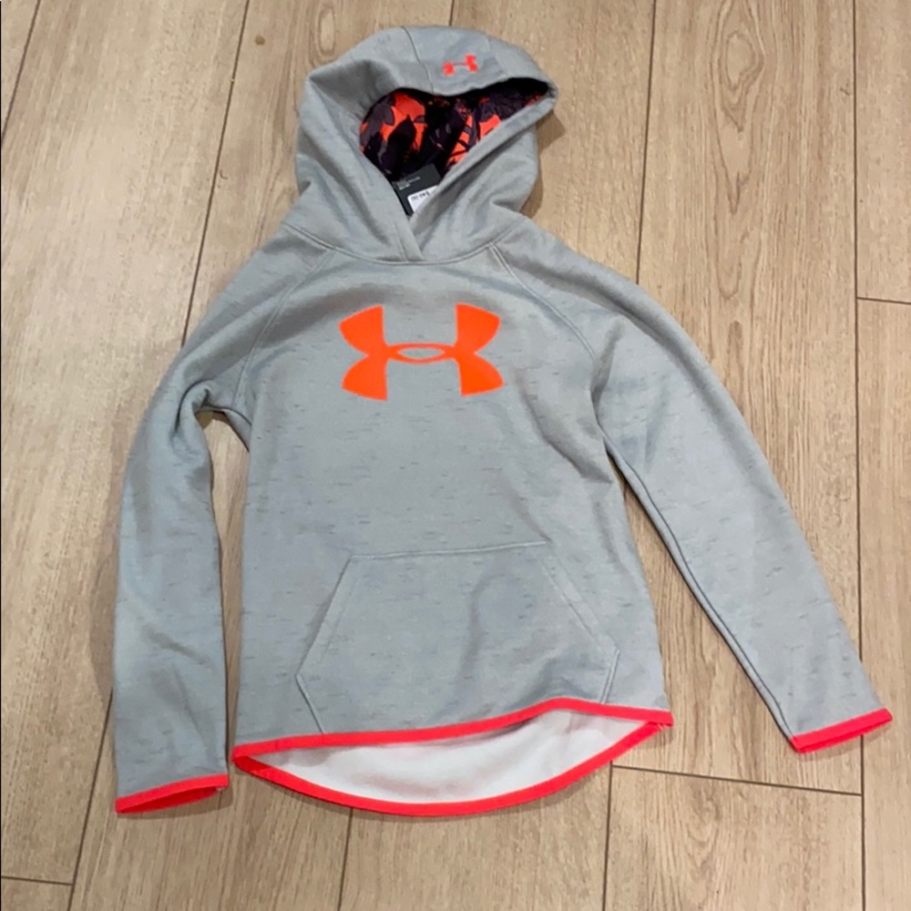 NWT Under Armour Grey Fleece Hoodie